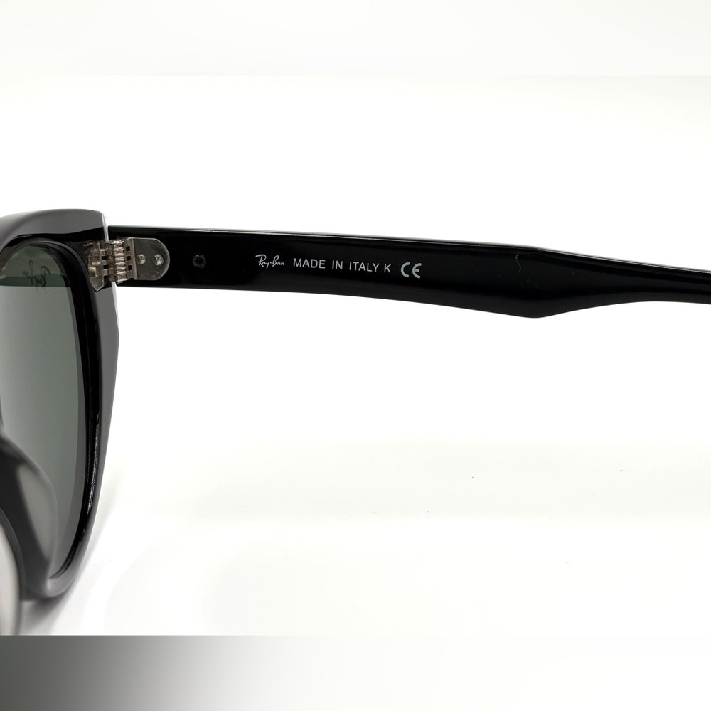Ray-Ban Nina Black Cat-Eye Sunglasses 901/31 Green G-15 54-140 Comes w/Case - Picture 11 of 16